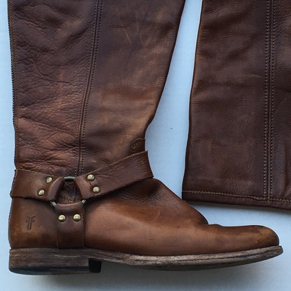 Frye Shoes - Phillip Tall Harness Boots